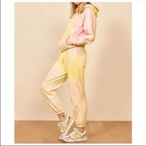 Reformation Tops Reformation Tanner Classic Tie Dye Hoodie